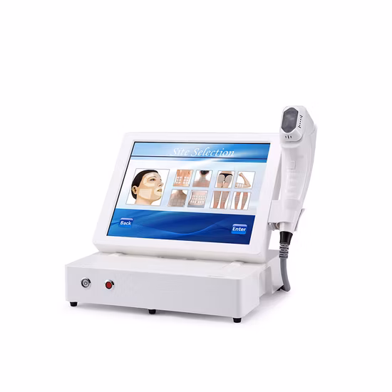 Attrezzatura portatile per la bellezza della macchina per il lifting del viso Hifu 3D da 20000 colpi 11 linee