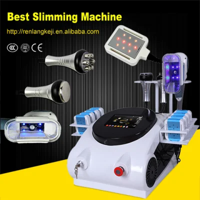 Dispositivo portatile per il dimagrimento del corpo con criolipolisi con laser lipo e testine RF e cavitazione per il congelamento dei grassi
